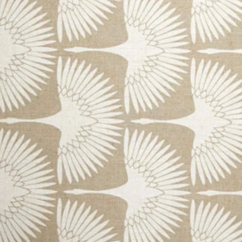 Genevieve Gorder Modern Feathered Flock Accent Pillow Gray/Tan Velvet Flock NEW - Picture 7 of 13